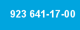 923 641-17-00